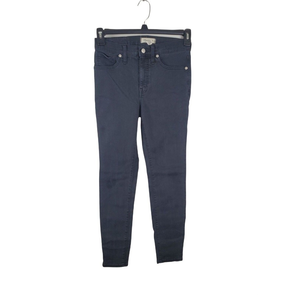 Madewell Jeans 27 Womens Mid Rise Skinny Leg Black Denim Casual Bottoms